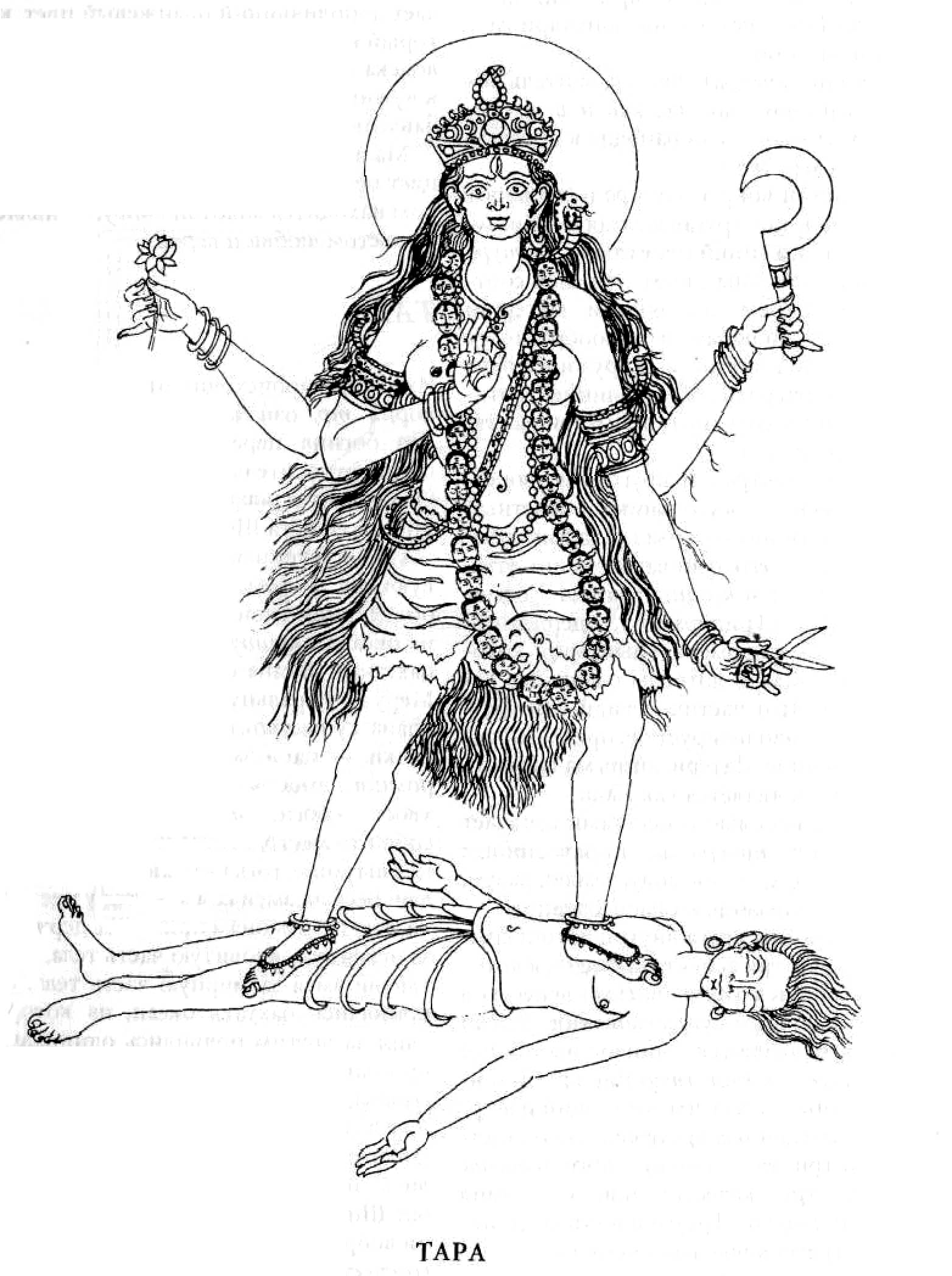 God line. Богиня Кали. Шива Парвати Шакти.